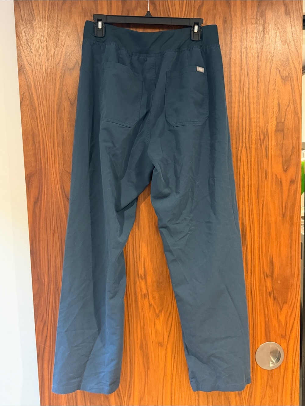 Figs Livingston (regular waist) Scrub Pants in Dark Harbor - Picture 3 of 3